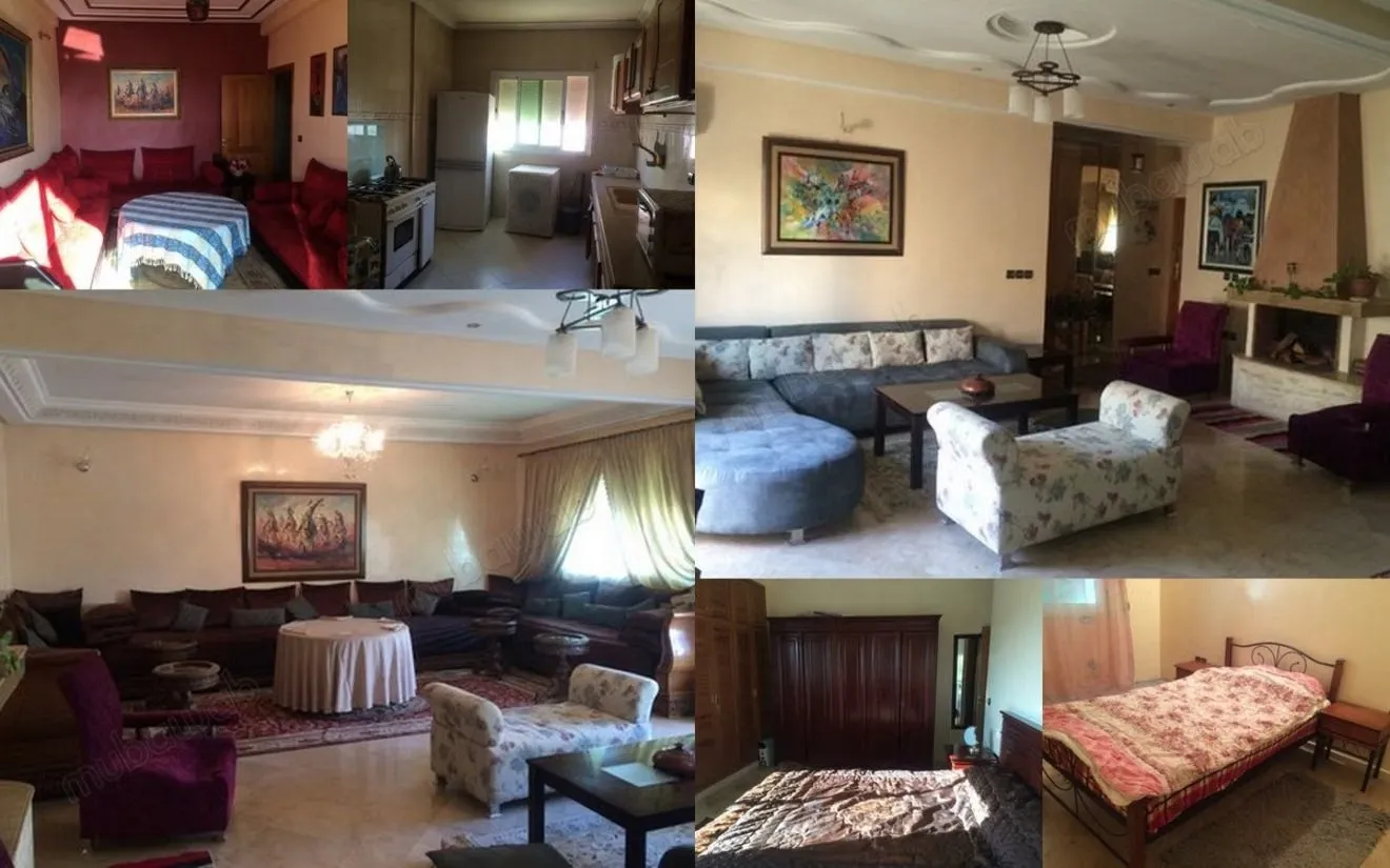 Appartement de vacances à louer en Centre. 
2 chambres. 
Sal... - فاس