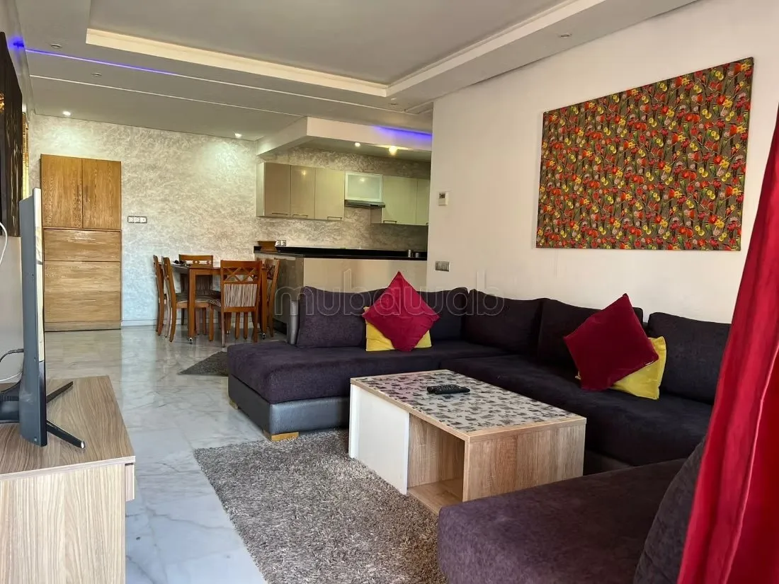 Appartements à louer à Guéliz. Surface totale 90 m². Parking... - مراكش (2)