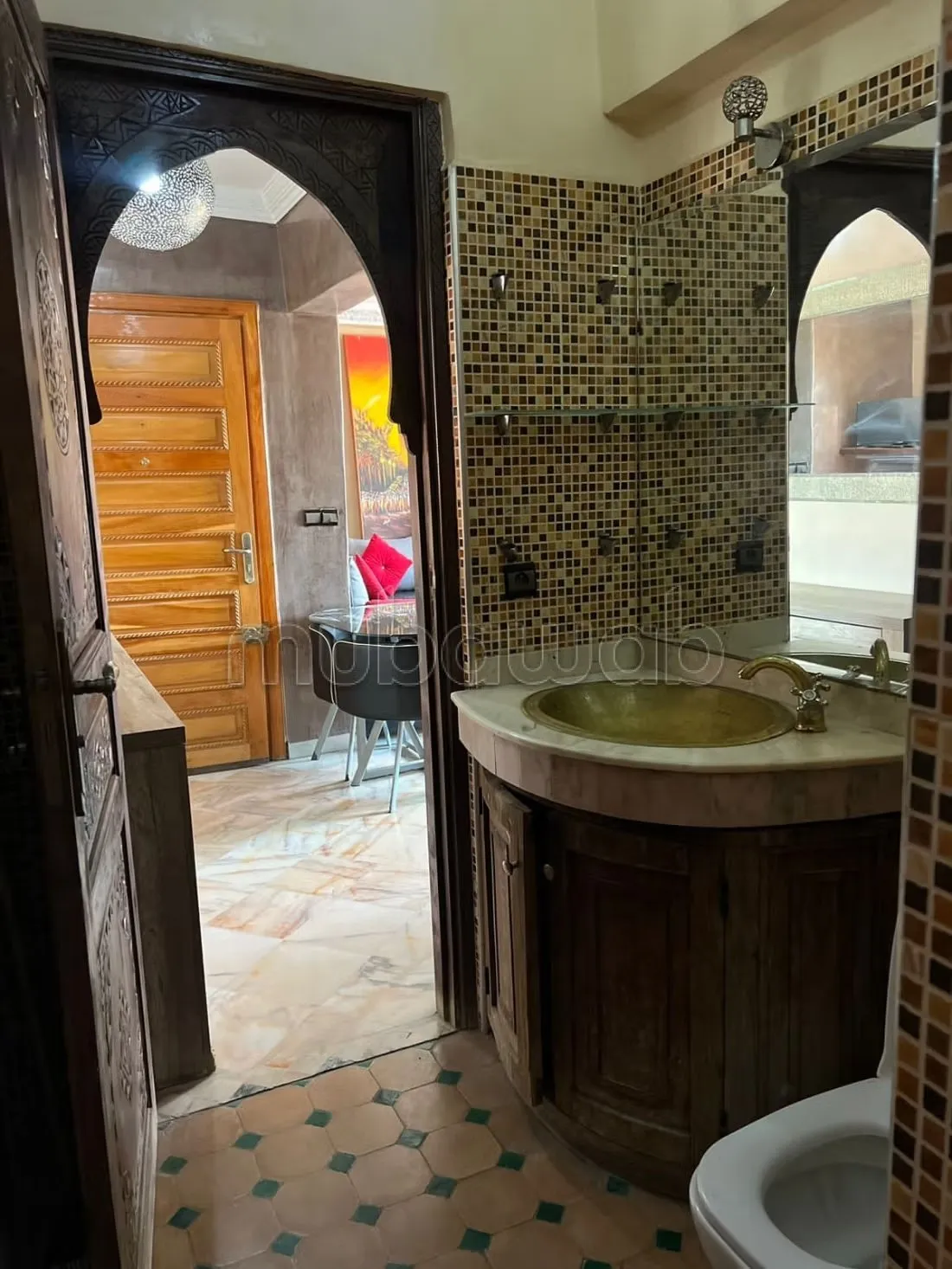 Appartement de vacances à louer à Guéliz. 2 pièces. Salon Ma... - مراكش (2)