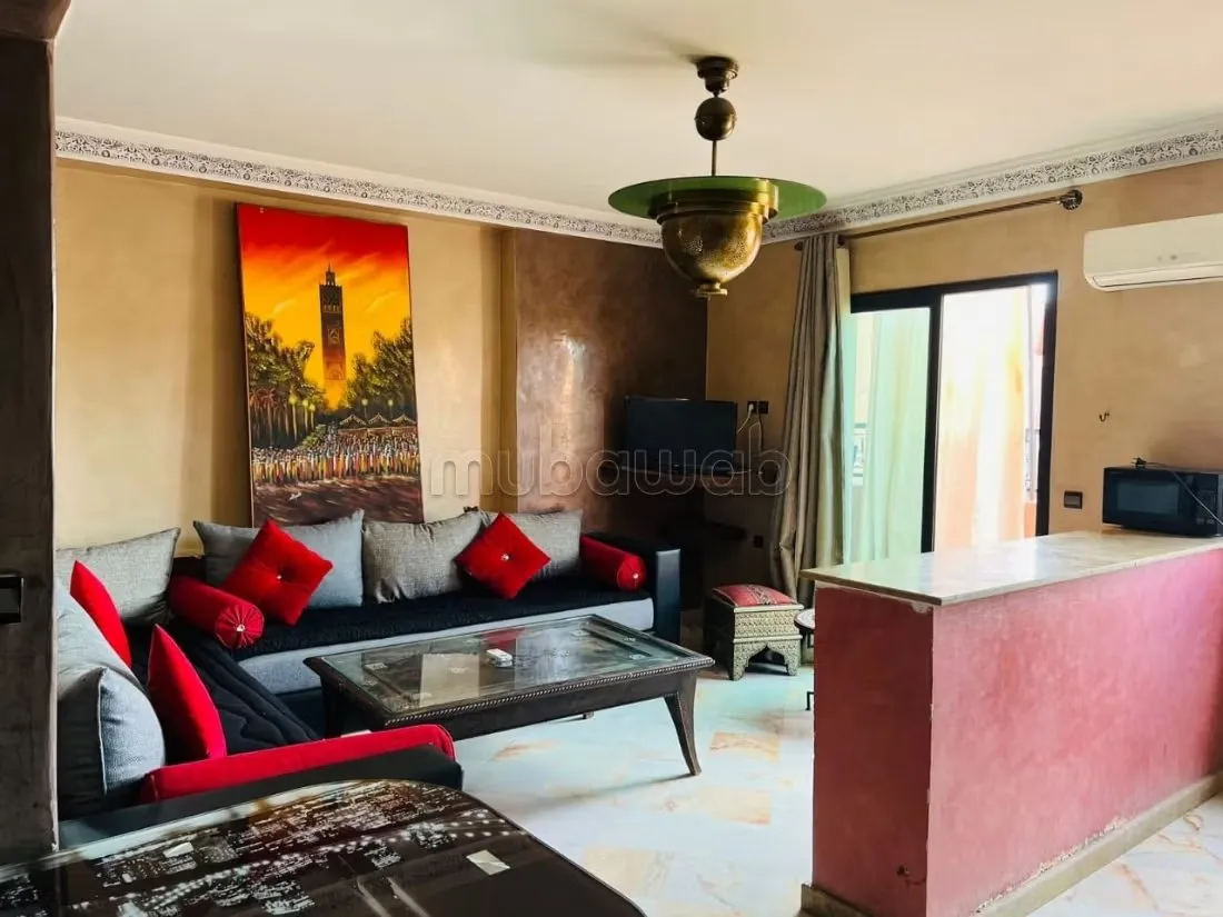 Appartement de vacances à louer à Guéliz. 2 pièces. Salon Ma... - مراكش