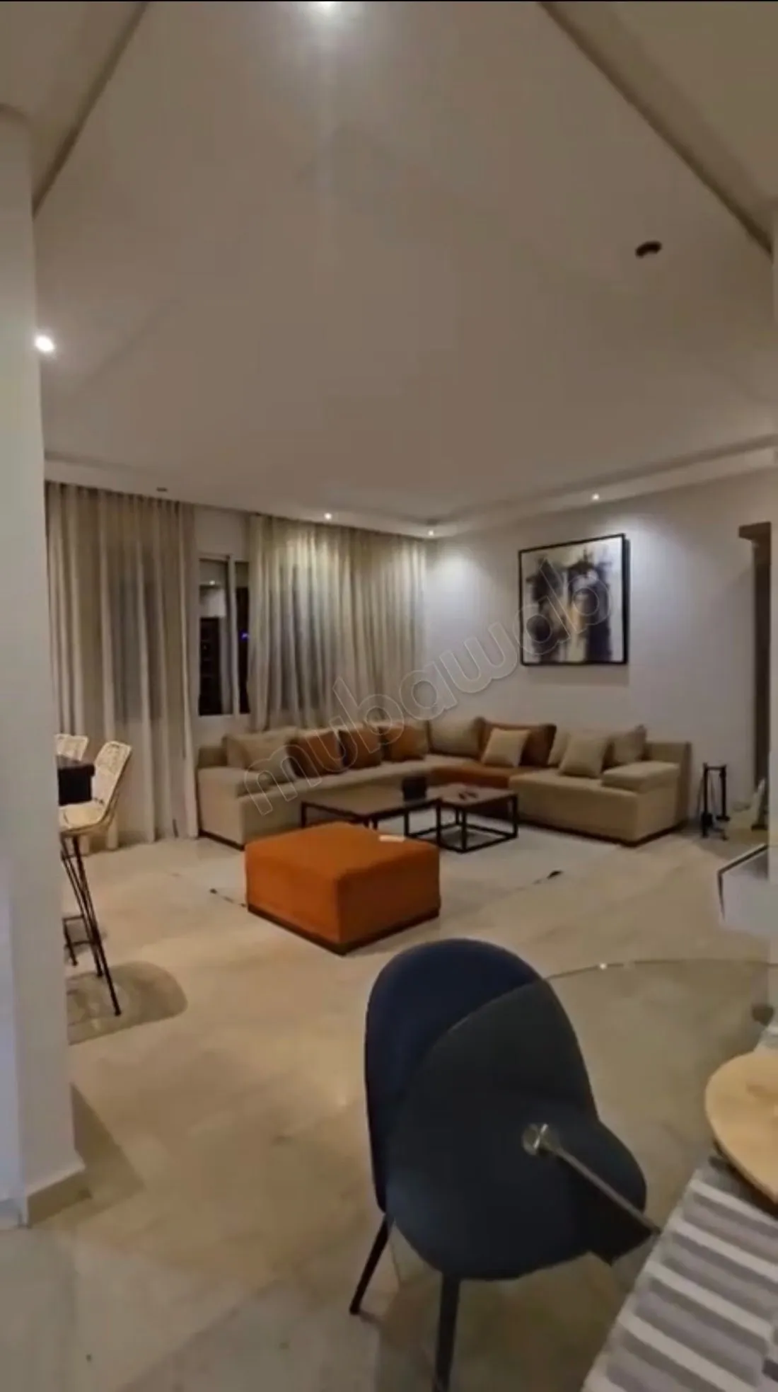 Location élégant App 2ch. Courte durée Ain Diab - الدار البيضاء
