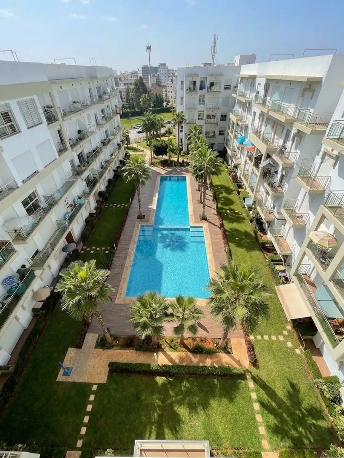 Magnifique appartement a louer vue piscine - بوزنيقة