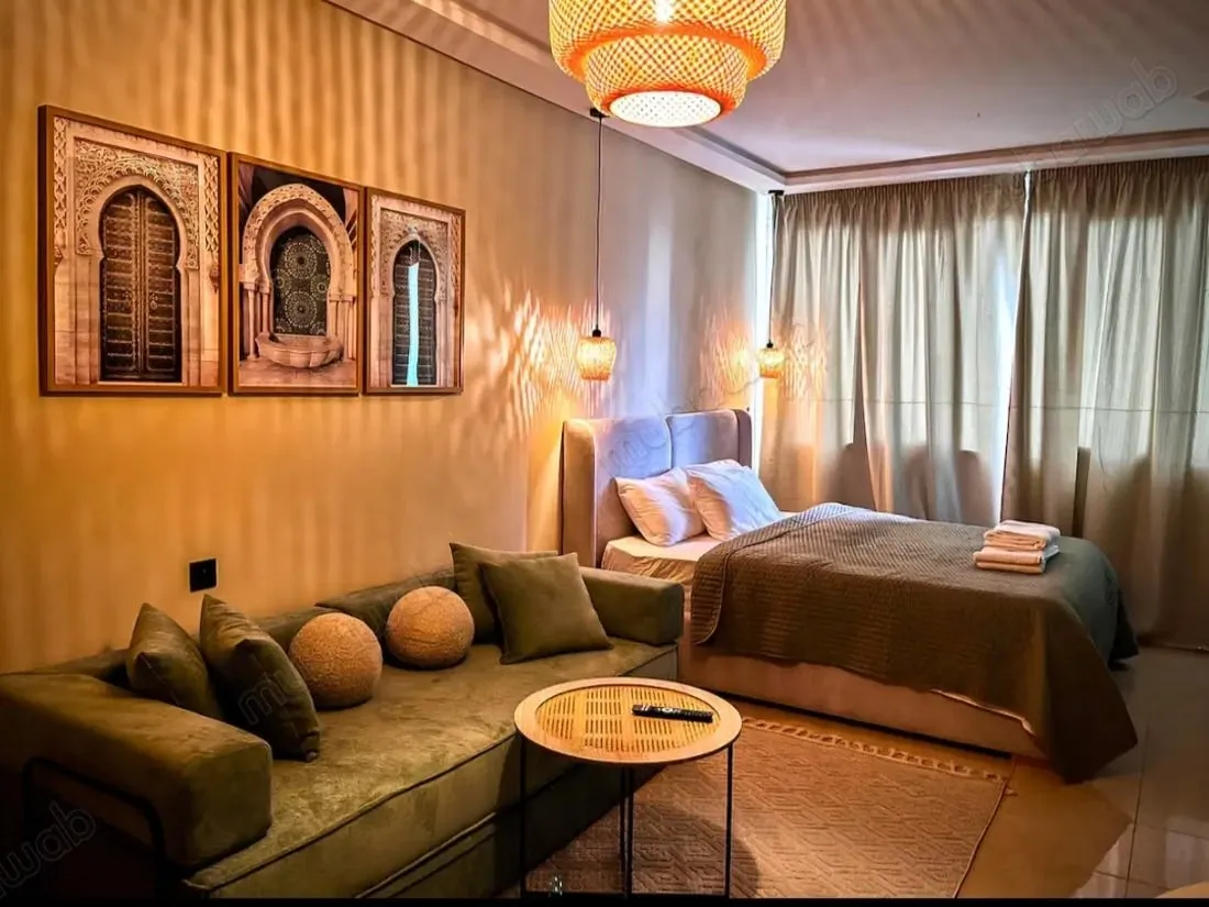Studio de luxe 2prsn disponible aujourd'hui - الرباط (2)