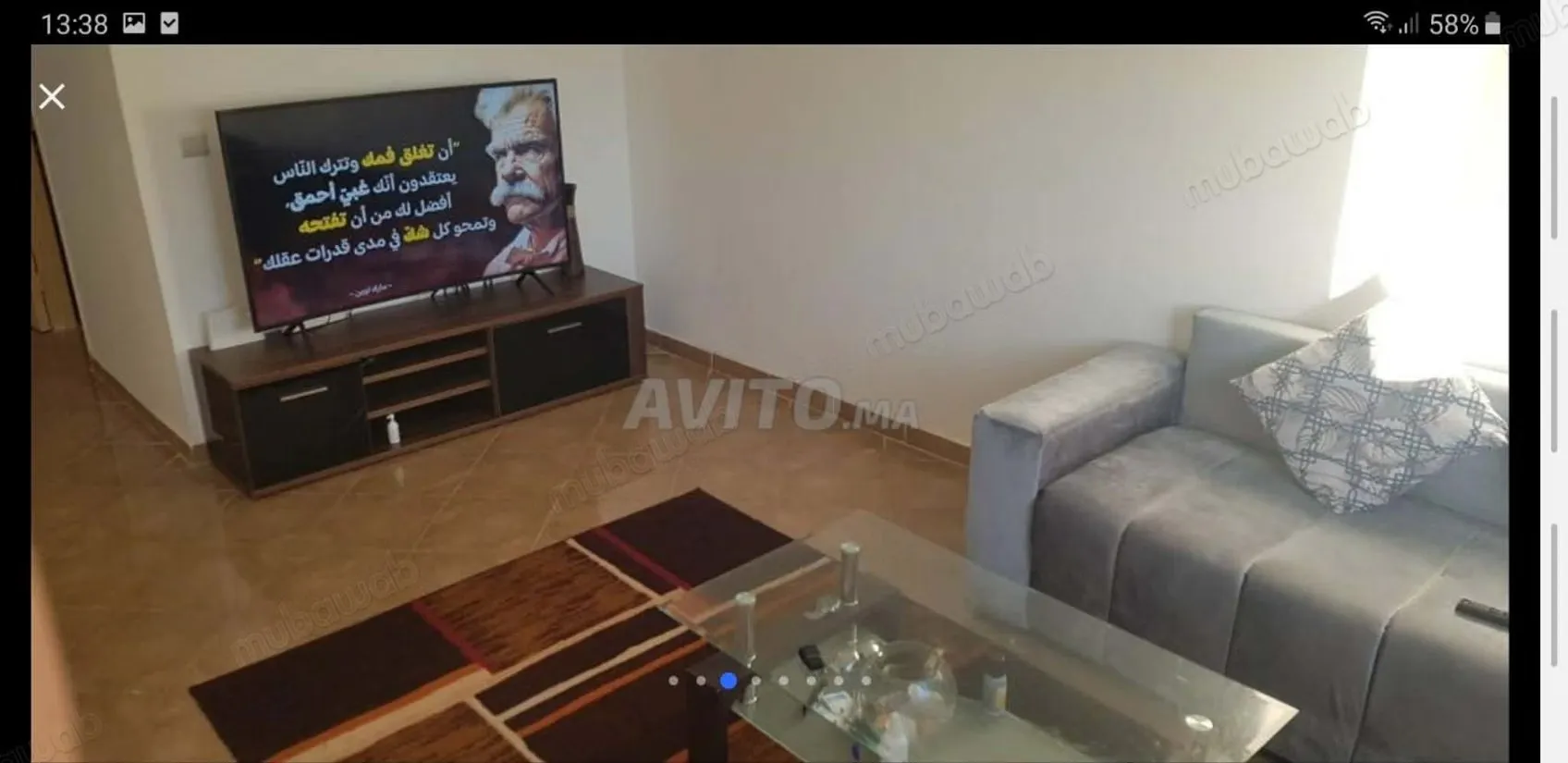 Appartements à louer à Ismalia chambre.
Téléviseur - القنيطرة (2)