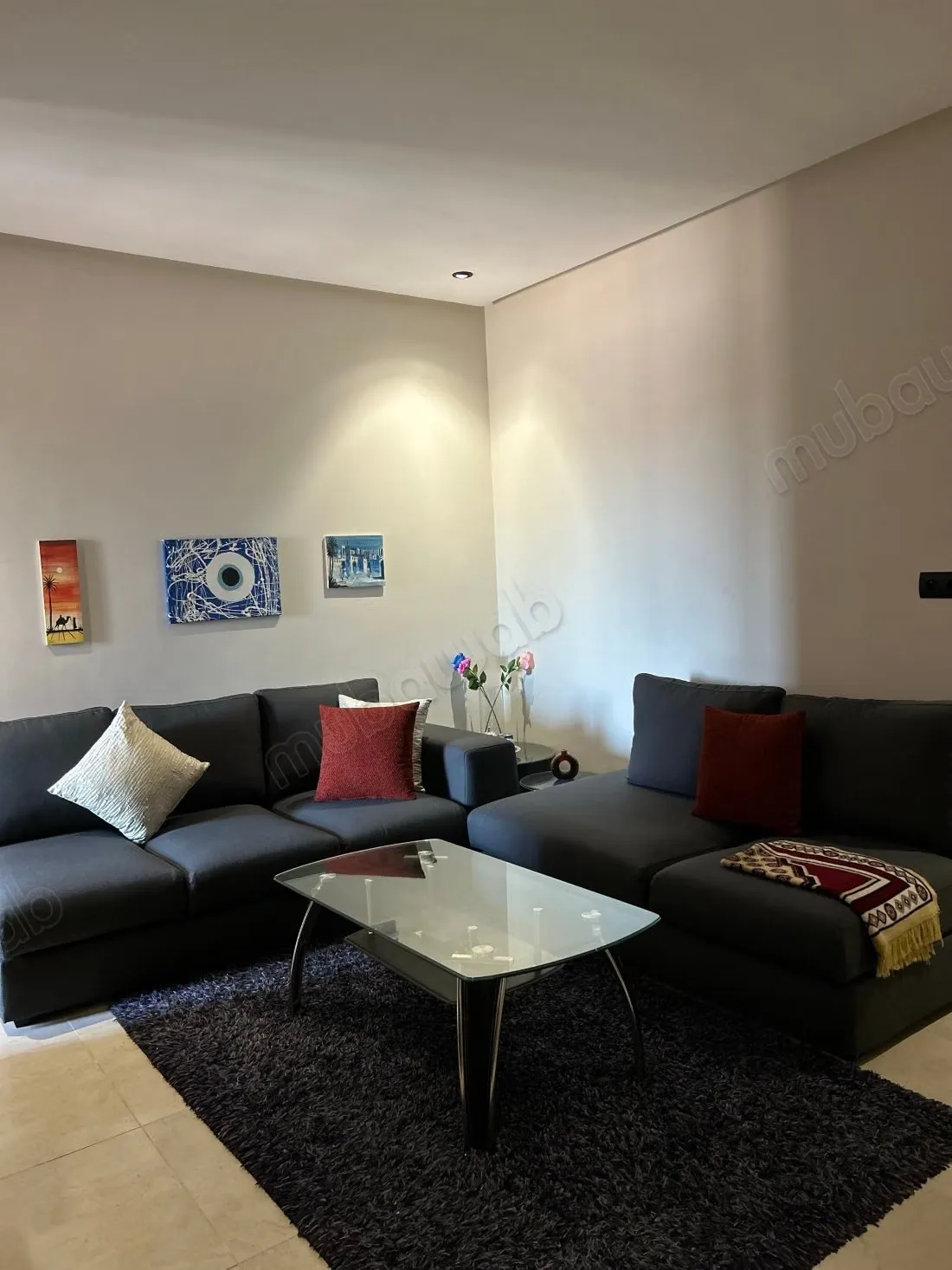 Location saisonnière à Guéliz. 1 chambre. Porte blindée et c... - مراكش