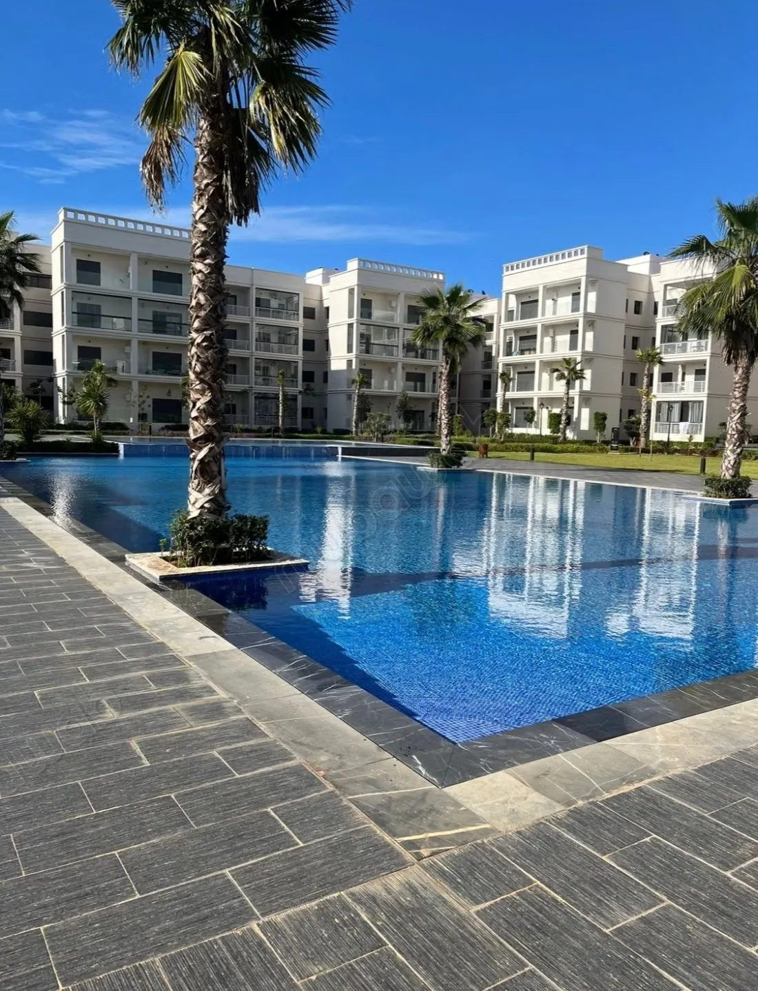 Appartements à louer à Plage Oued Cherrat. 
3 pièces. Ascens... - بوزنيقة