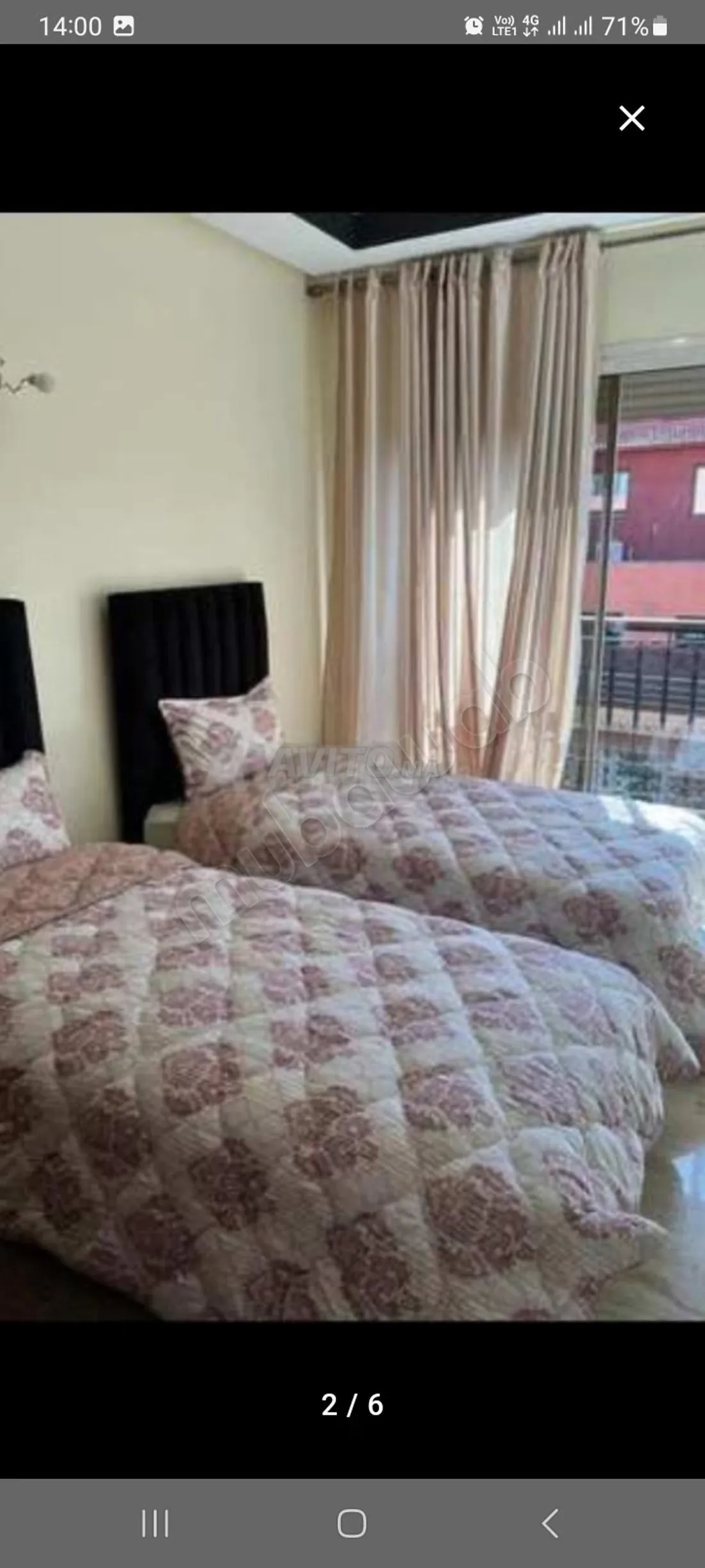 Location saisonnière en Centre ville. 
Surface totale 65 m²... - الجديدة
