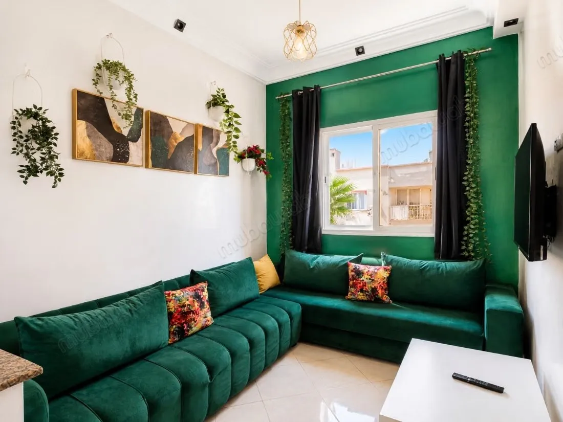 Location studio meublé — Bourgogne Casa - الدار البيضاء