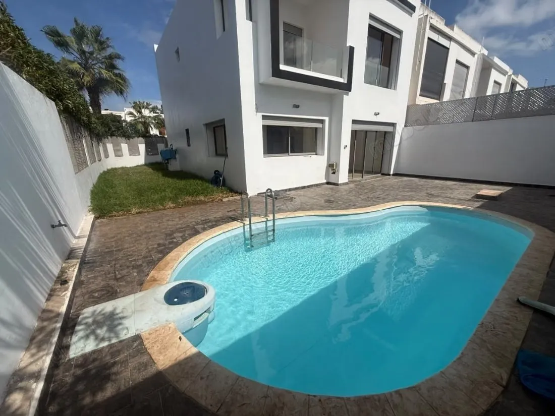 Dar bouazza, Jolie villa angle en vente 3 CH - دار بوعزة