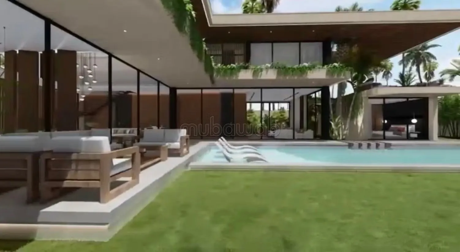 URGENT – OFF MARKET, Villa de Luxe à 500 m du golf Amelkis M... - مراكش (2)