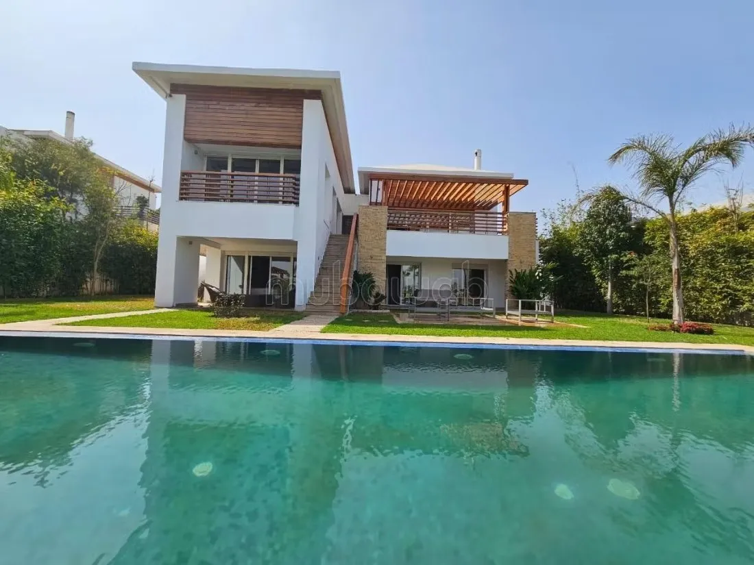 Vente villa ville verte bouskoura front de golf - بوسكورة (2)