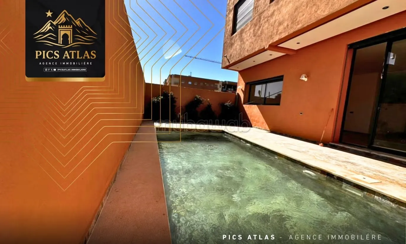 Villa 6 Chambres avec Jardin & Piscine – Hay Targa - مراكش