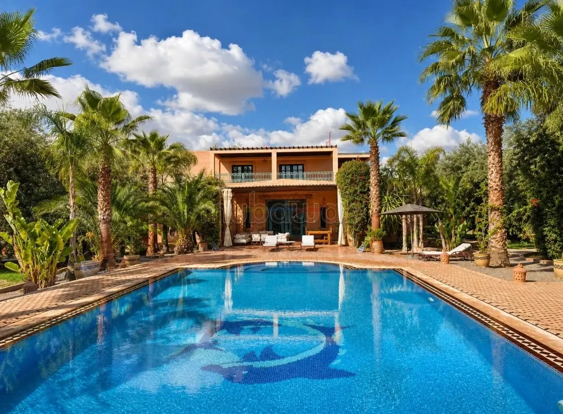 Villa avec VNA route de l'Ourika,
vue Atlas - مراكش (3)