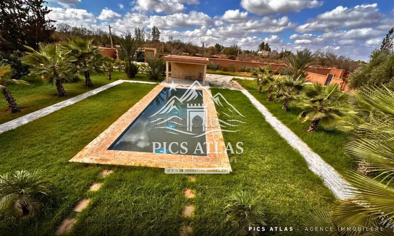 Villa Plain Pied à Vendre – Sidi Abdellah Ghiat – Marrakech - سيدي عبد الله غيات (3)