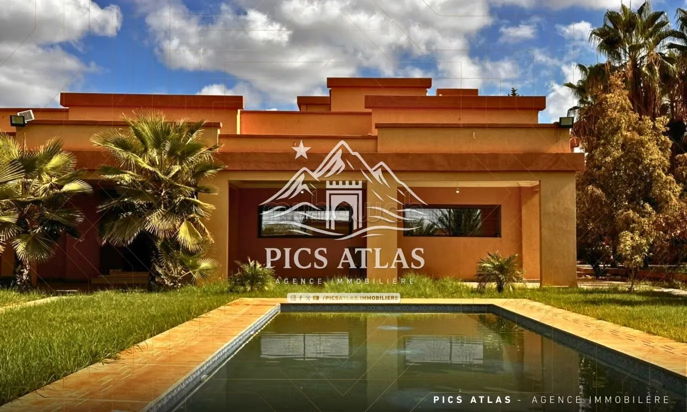 Villa Plain Pied à Vendre – Sidi Abdellah Ghiat – Marrakech - سيدي عبد الله غيات (2)