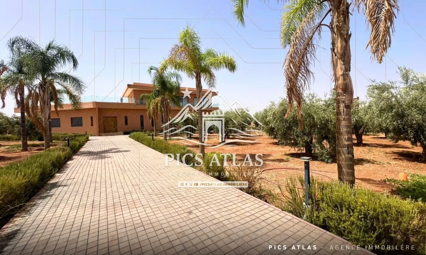 Villa Meublée à Vendre, 1 hectar, Route Amizmiz KM 22 - مراكش (3)