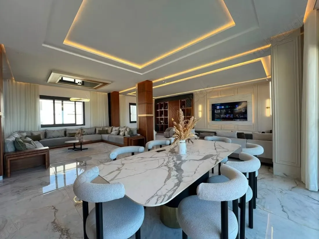 Villa 3 FAÇADES avec vue mer à NOUINOUICH - طنجة