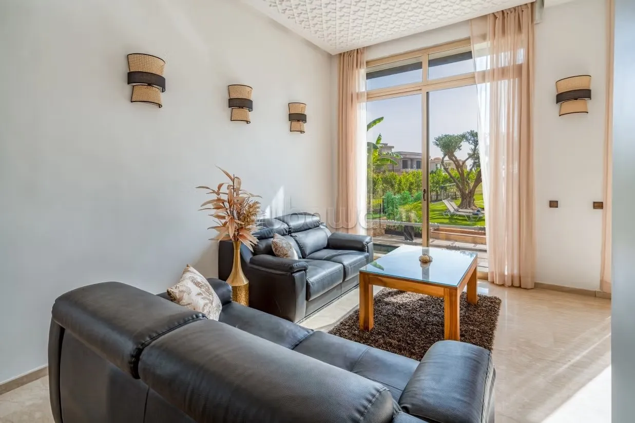 Villa front de golf Argan avec Piscine chauffée - مراكش (3)