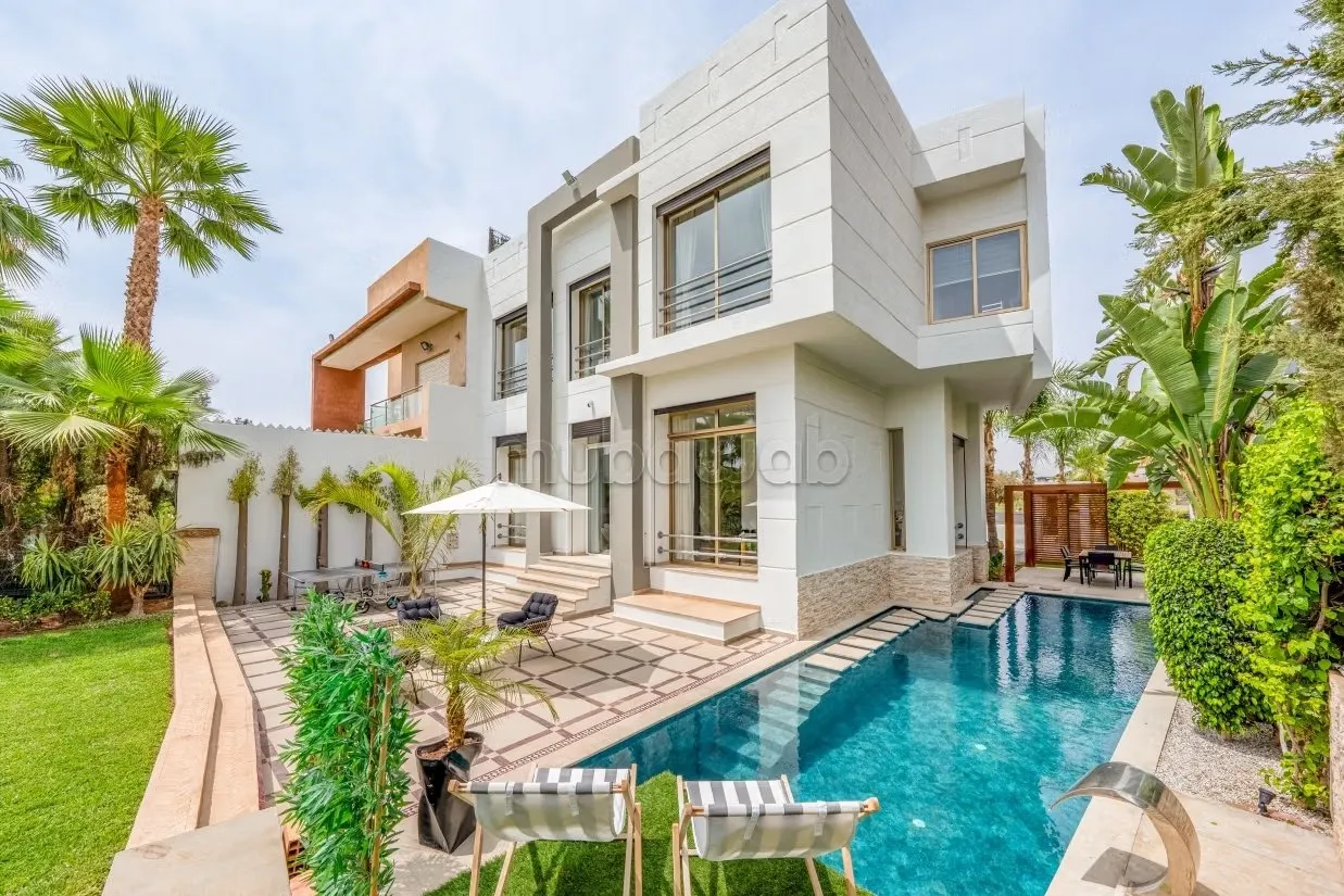 Villa front de golf Argan avec Piscine chauffée - مراكش (2)