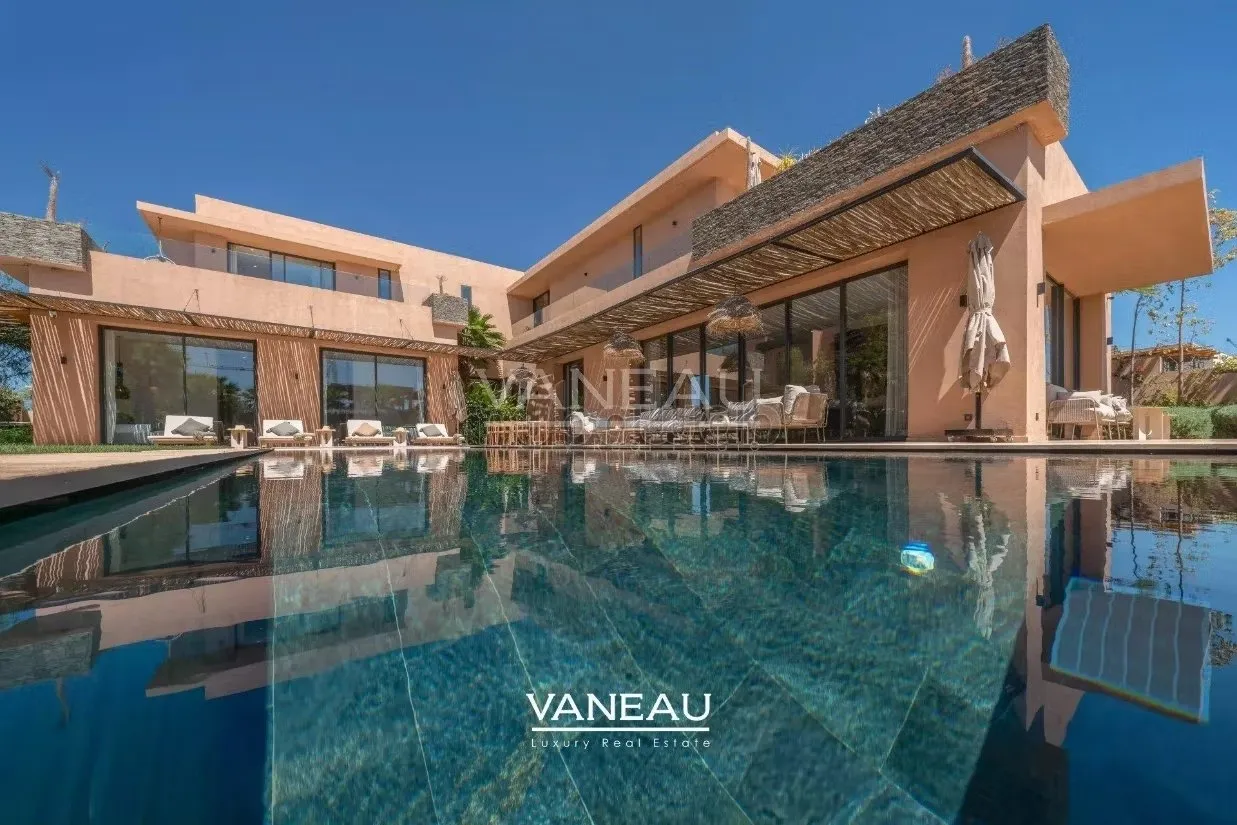 Villa de Luxe avec 6 Suites sur le Golf d'Amelkis - مراكش