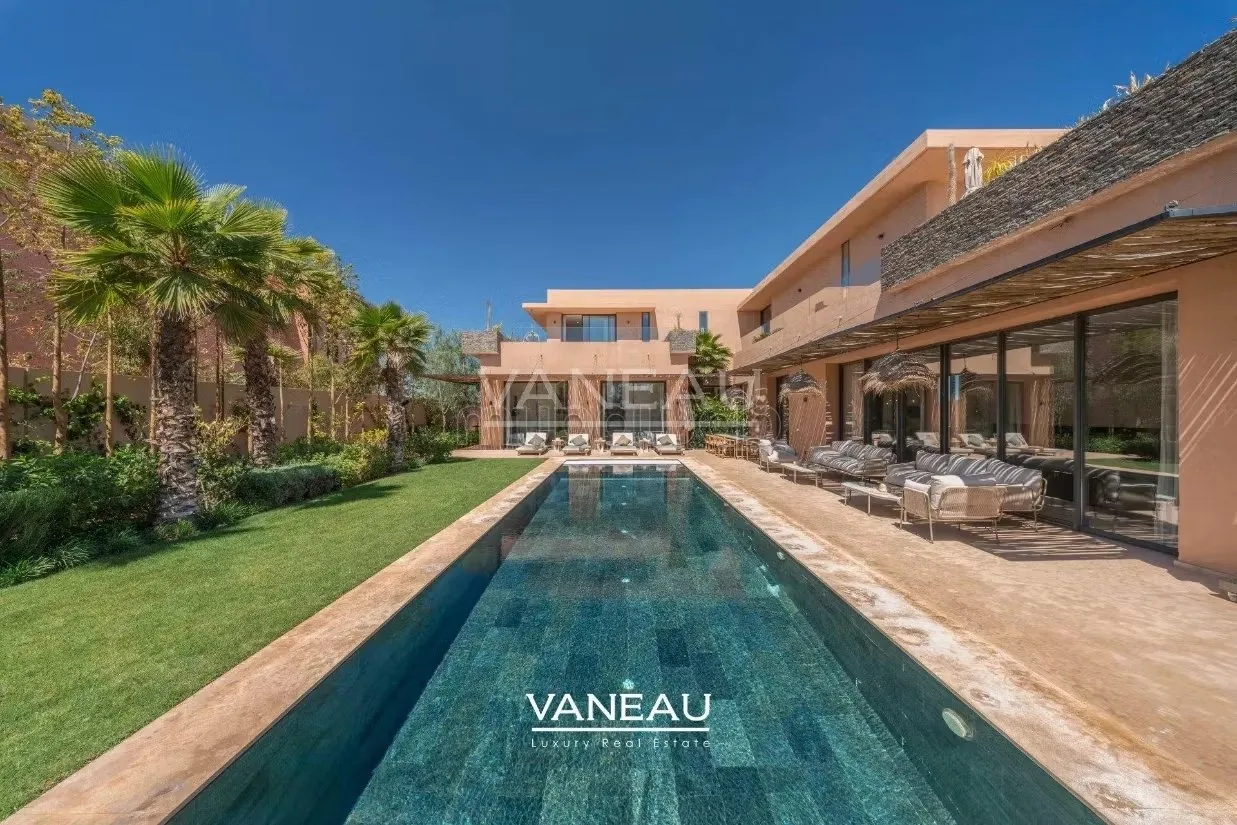 Villa de Luxe avec 6 Suites sur le Golf d'Amelkis - مراكش (3)