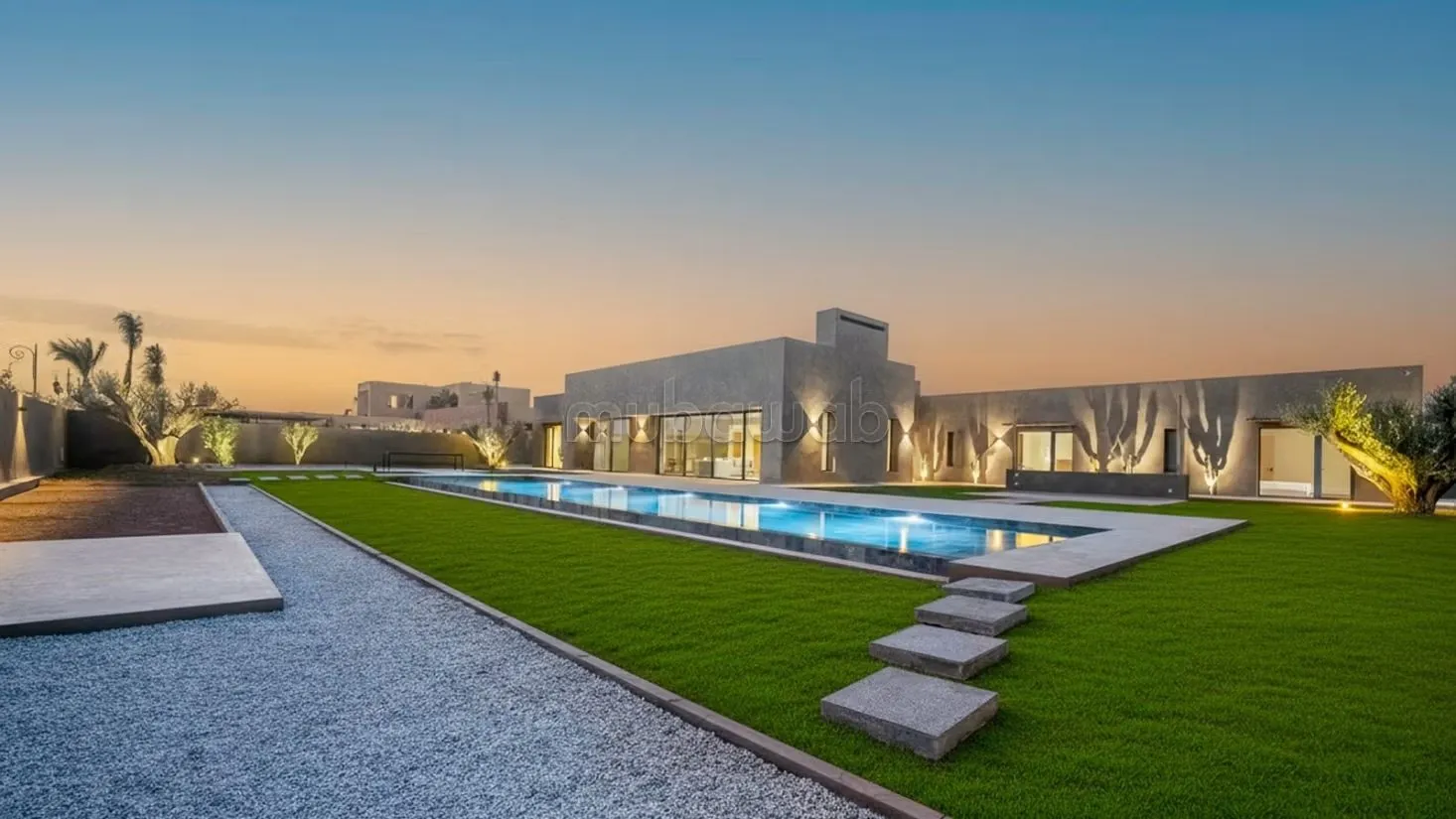 Villa proche Amelkis Neuve 4 suites - مراكش