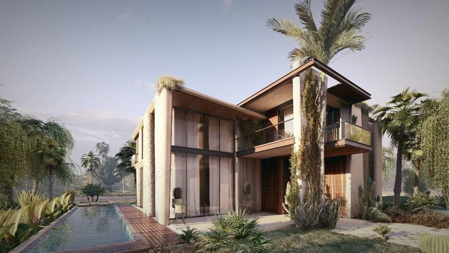 Somptueuse maison à vendre à Ennakhil Palmeraie. 6 grandes p... - مراكش