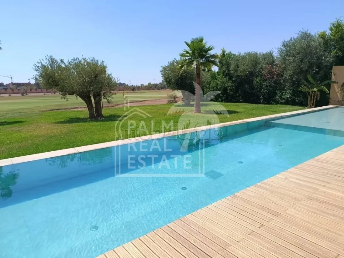 Villa moderne front de golf à vendre - مراكش (2)