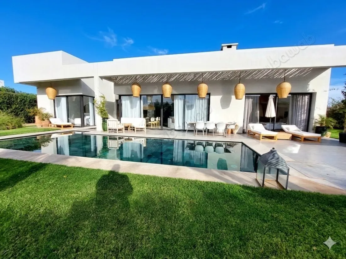 Titre: Villa de Prestige 4 Suites avec Piscine Résidence Séc... - مراكش (2)