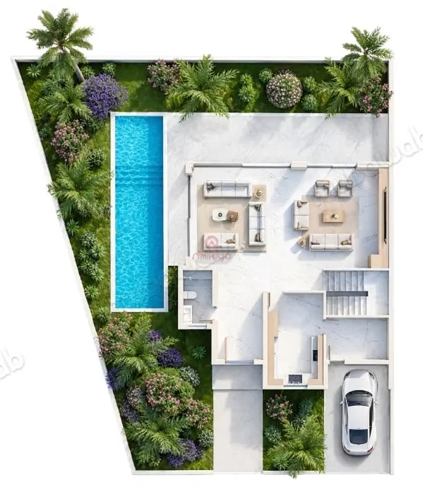 Vente Villa à route de tahanaoute - مراكش (2)