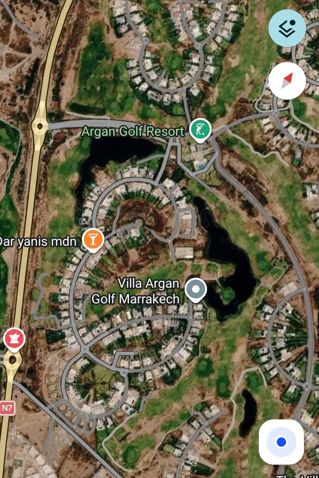 Villa 740m Semi-finis à Argan Golf Resort Marrakech - مراكش