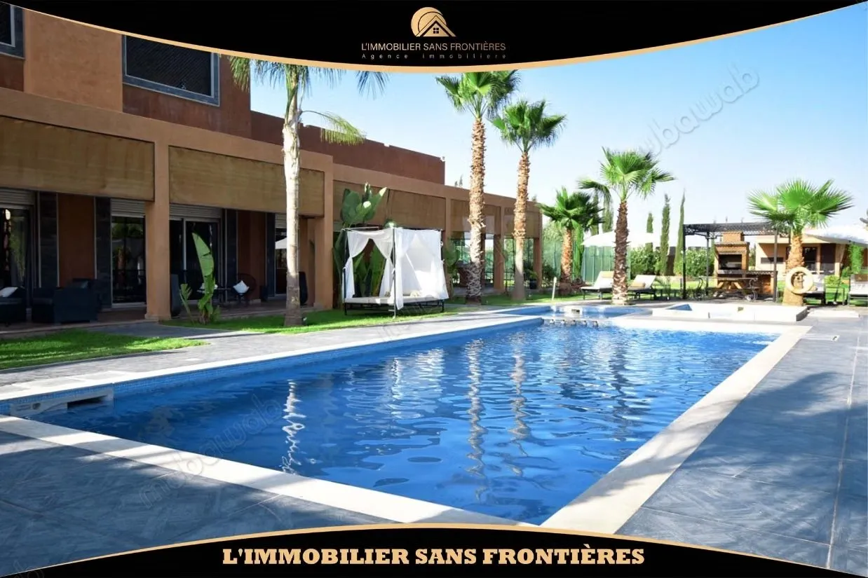 Villa maison d’hôtes meublée à vendre avec piscine chauffée... - مراكش
