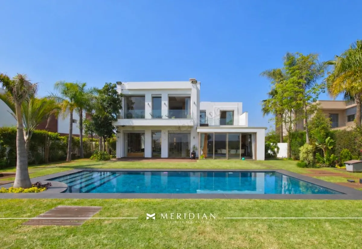 Rare Villa moderne Front golf à La ville Verte - بوسكورة (2)