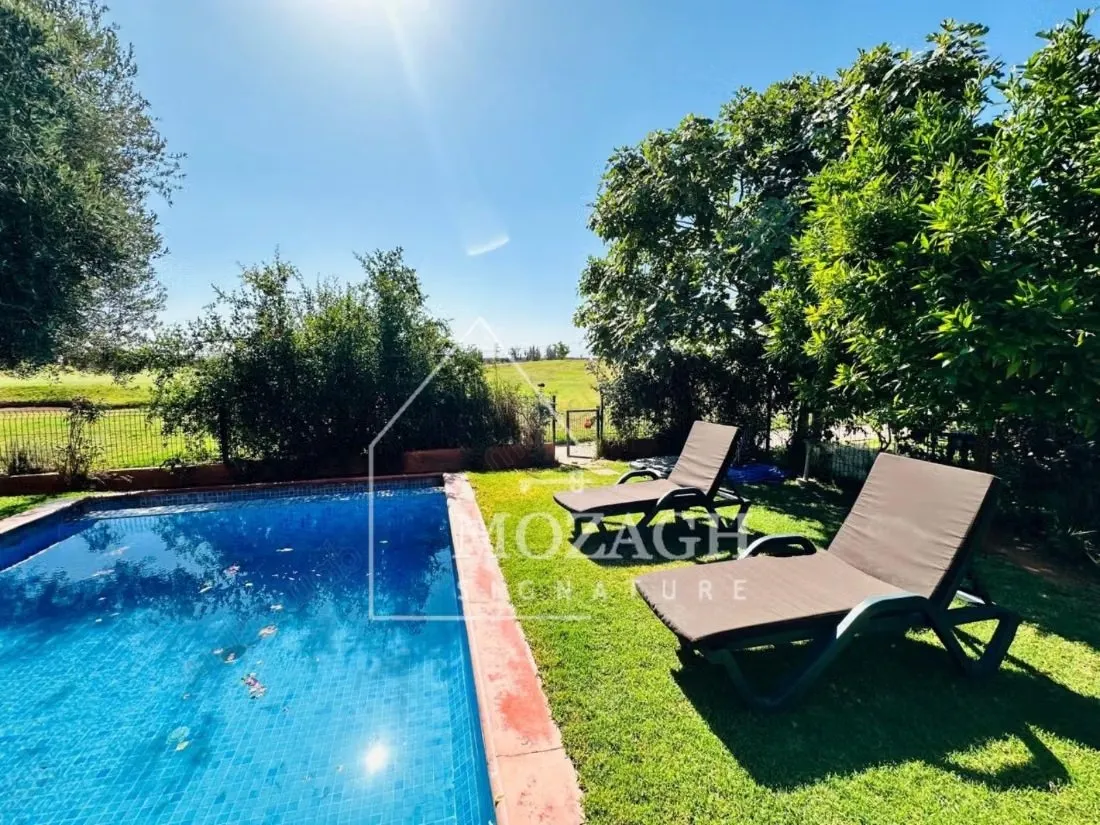 Magnifique villa meublée 4 chambres front de golf - مراكش (3)