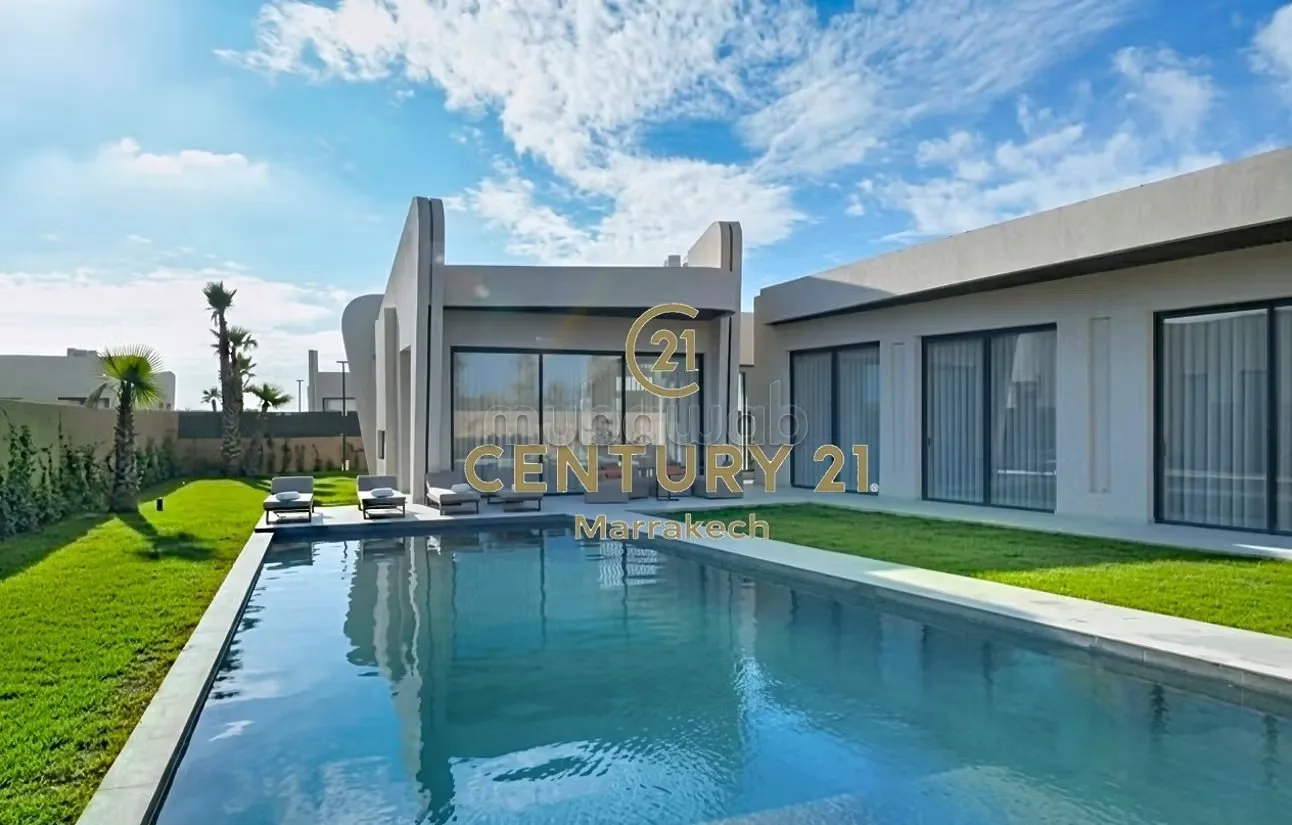 Villa moderne sans Vis à Vis et Piscine Chauffée - مراكش