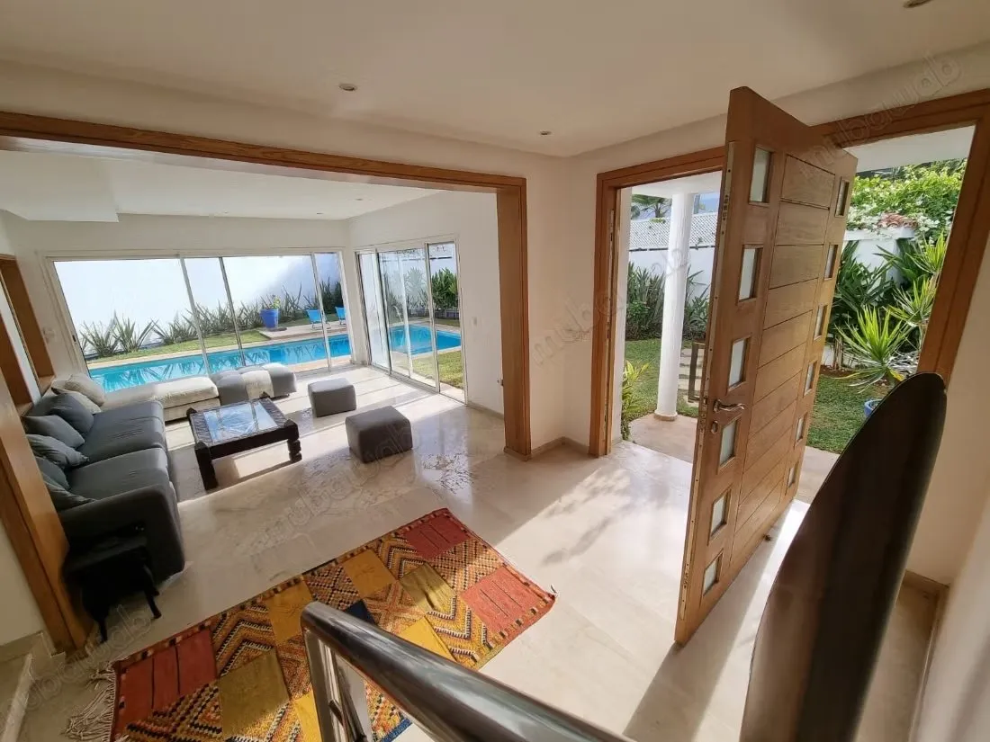 Villa entièrement rénovée avec piscine Harhoura - هرهورة (2)