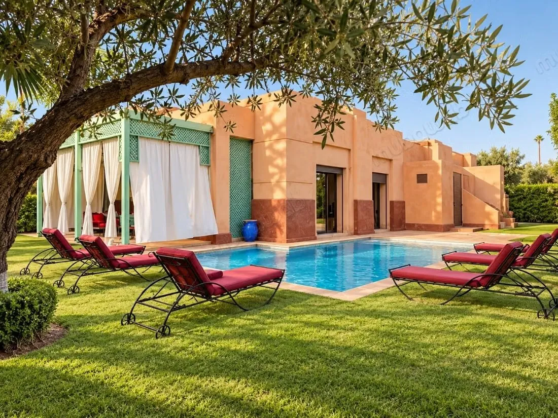Villa 3 ch avec piscine à Apple Gardens - Oulad Hassoune
