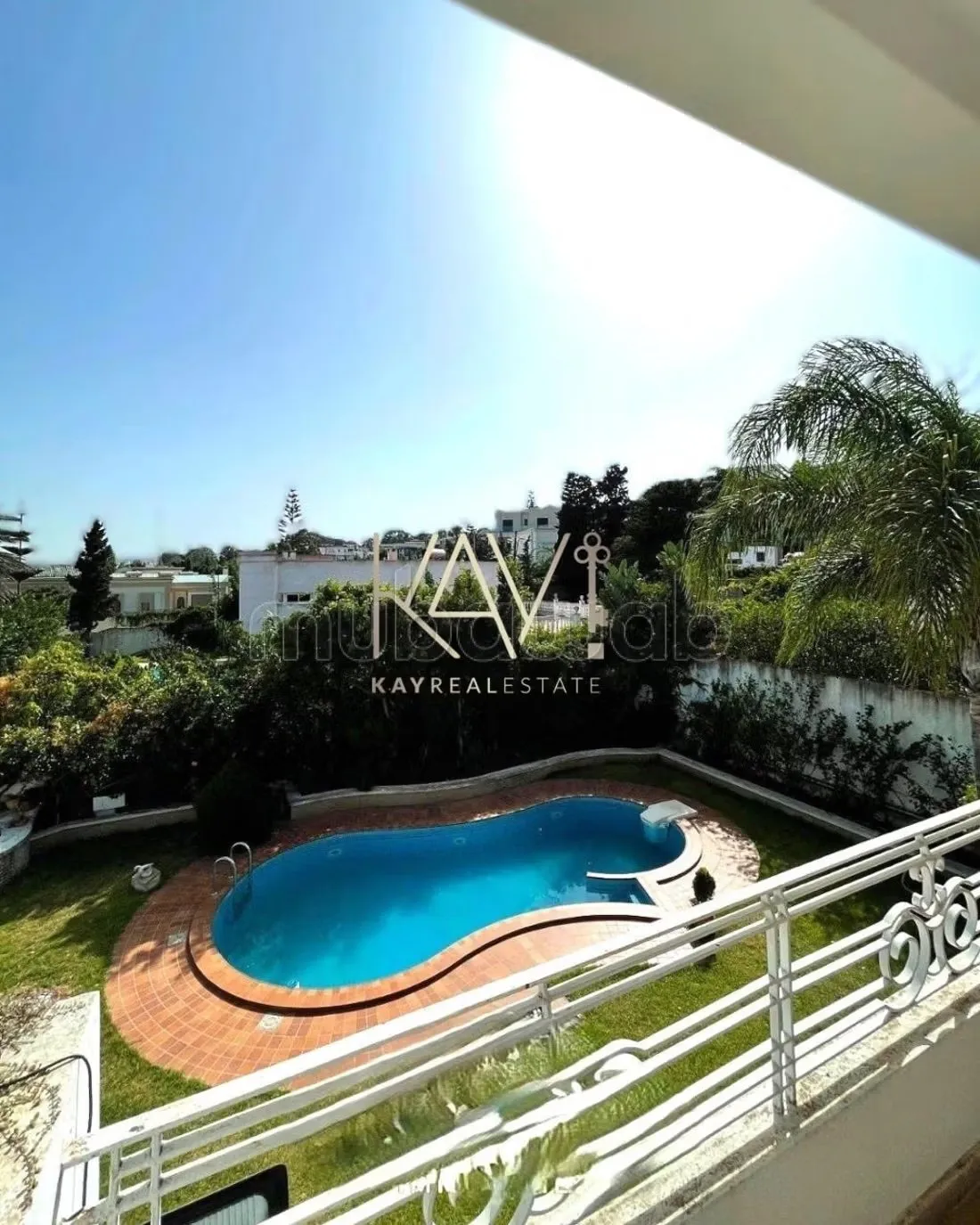 Villa à louer à Tanger Jbel kbir avec jardin et piscine - طنجة (2)