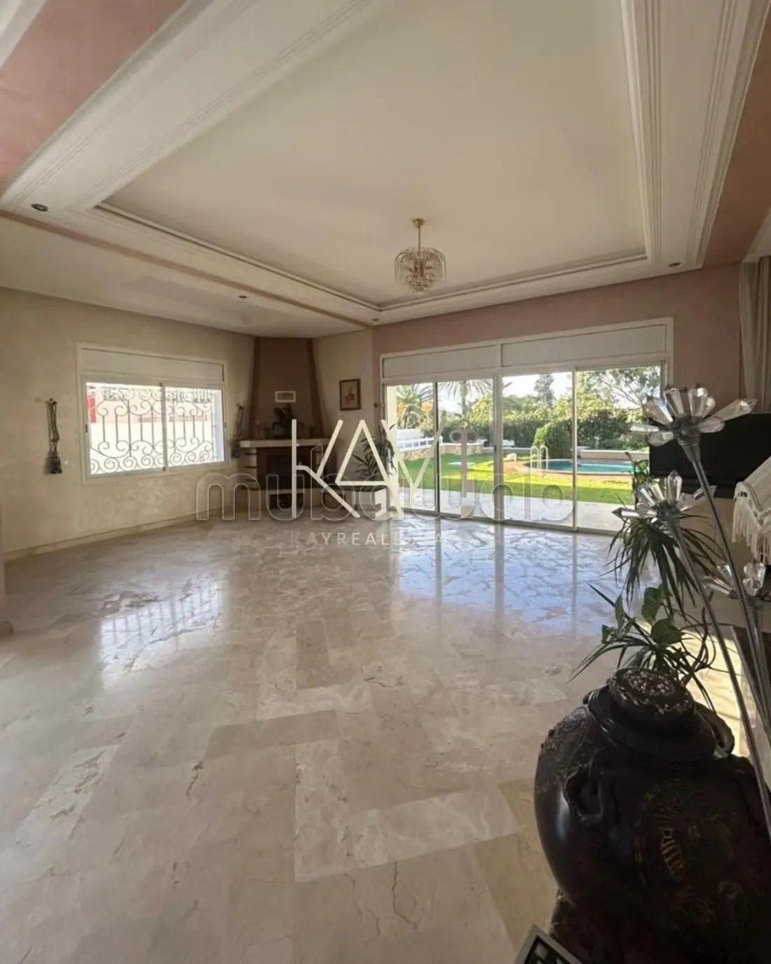 Villa à louer à Tanger Jbel kbir avec jardin et piscine - طنجة (3)