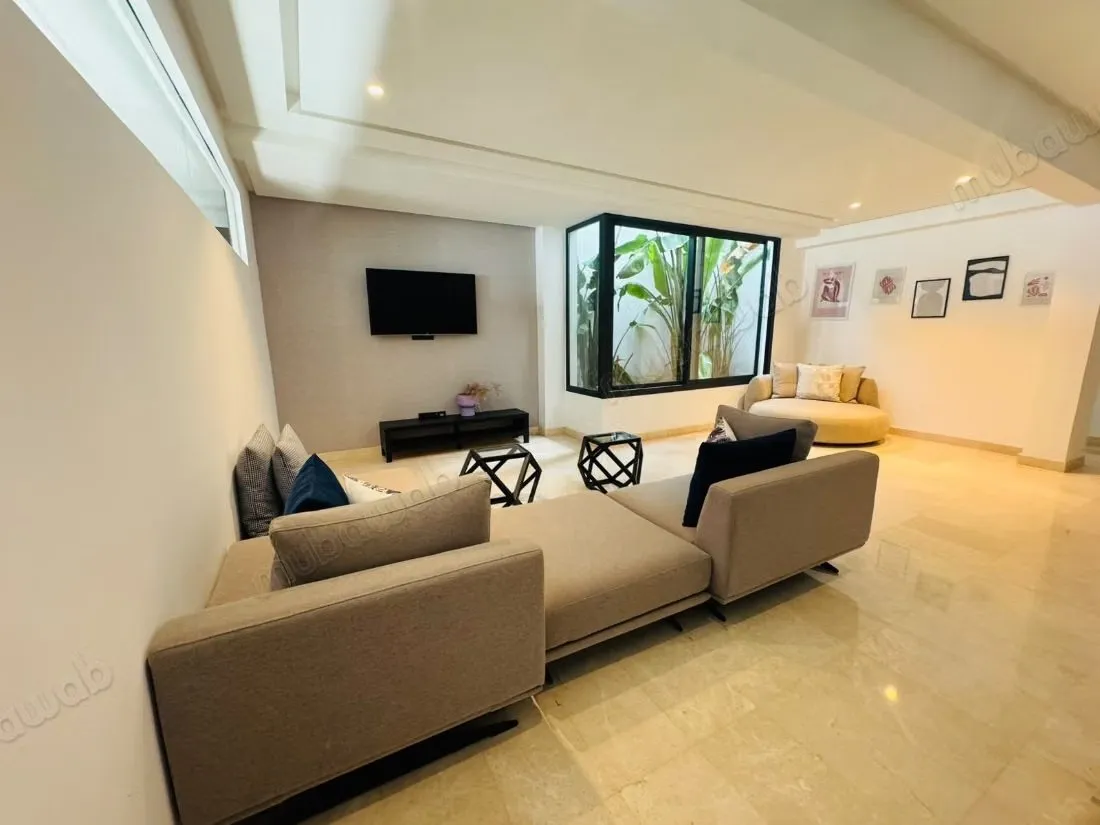 Location – villa contemporaine meublée, casadiaa bouskoura - بوسكورة (3)
