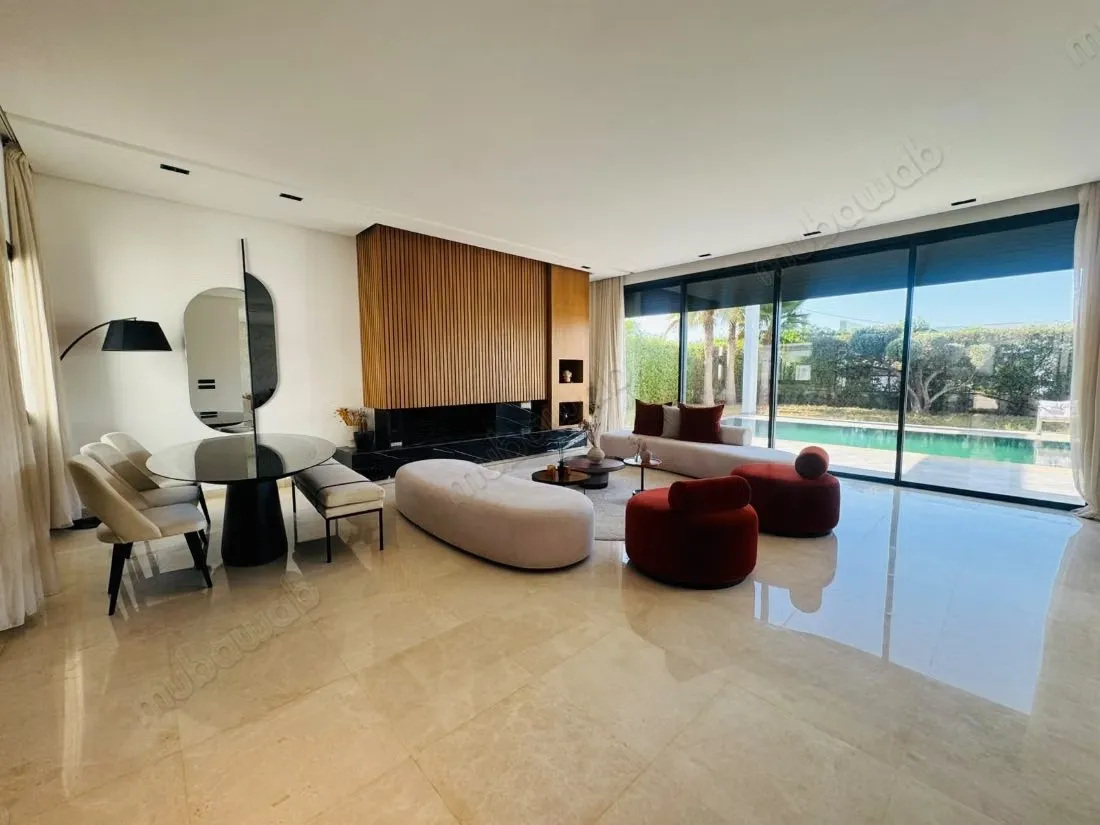 Location – villa contemporaine meublée, casadiaa bouskoura - بوسكورة