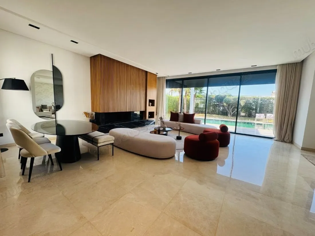 Location – villa contemporaine meublée, casadiaa bouskoura - بوسكورة (2)