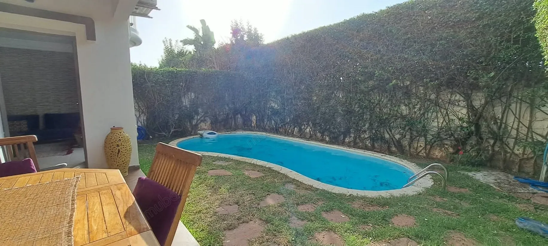 Belle villa avec piscine meublé a louer - دار بوعزة