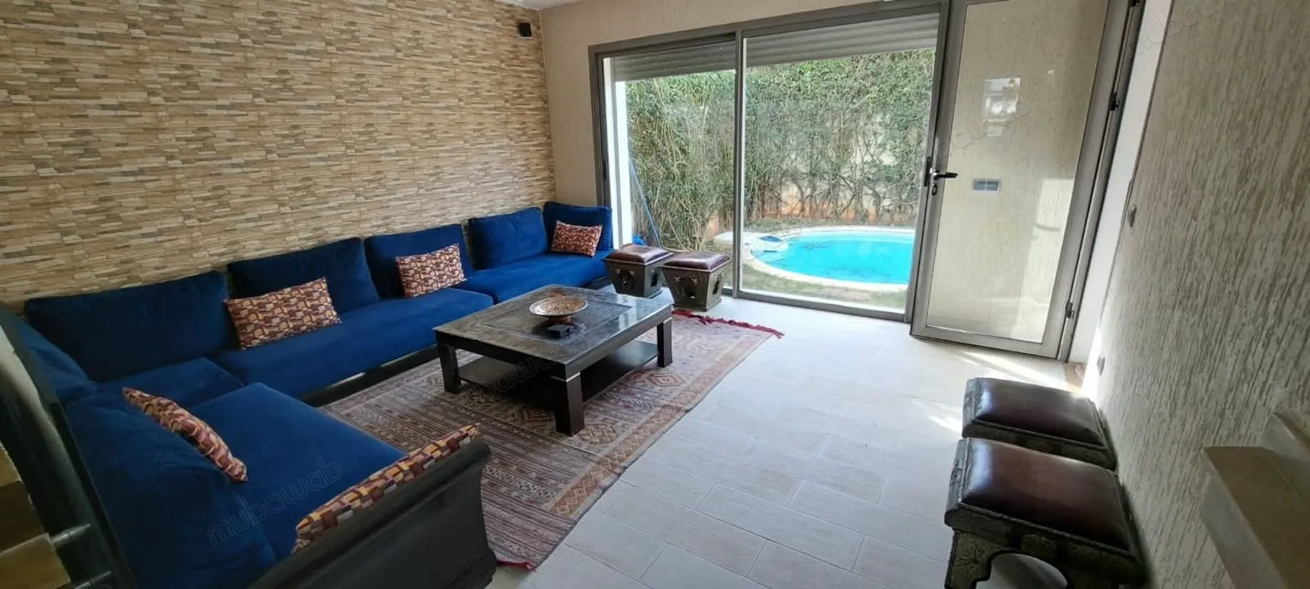 Belle villa avec piscine meublé a louer - دار بوعزة (3)