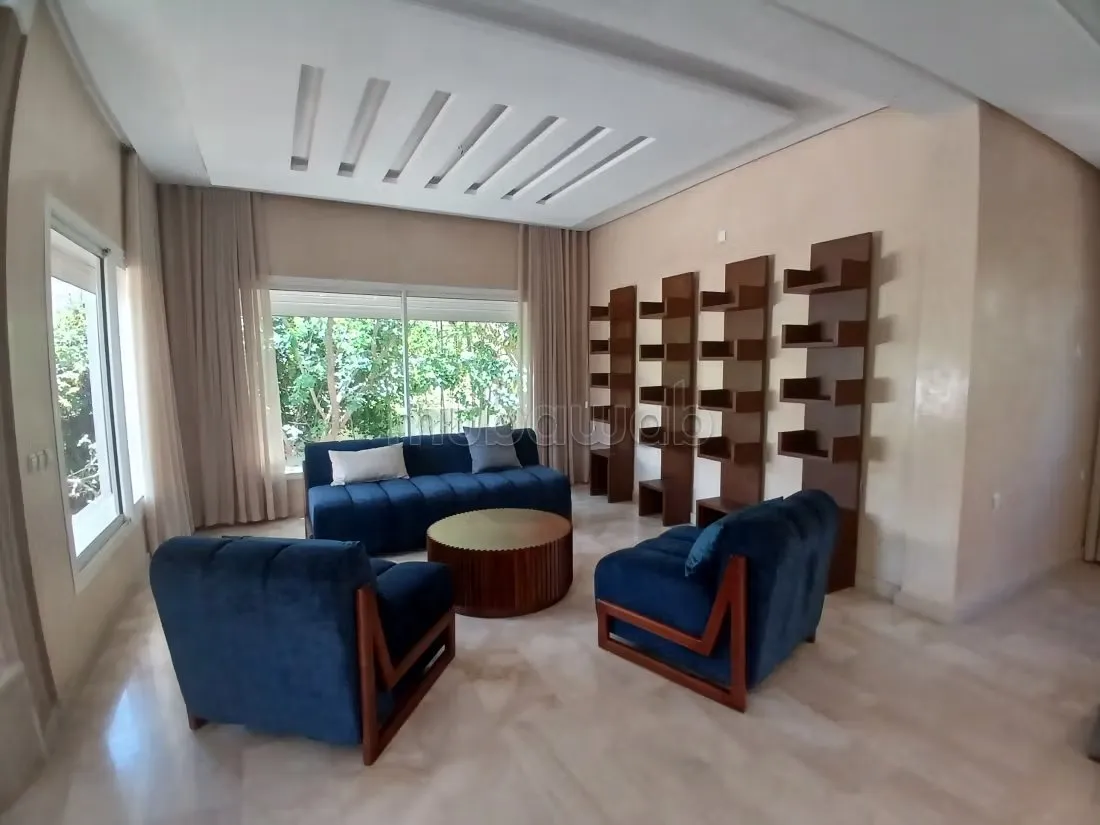 Une villa meublée à louer - الرباط (2)