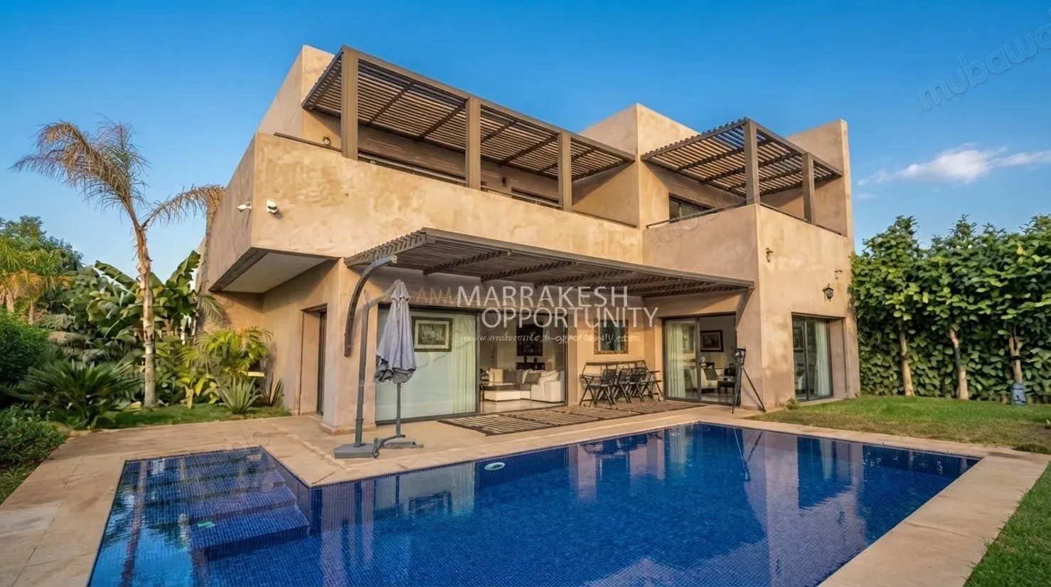 Magnifique Villa à Louer avec piscine et jardin - مراكش (2)