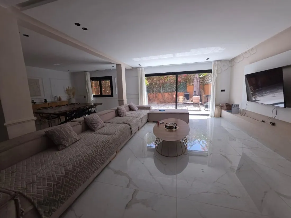 Villa à louer à Targa Résidence avec piscine - مراكش