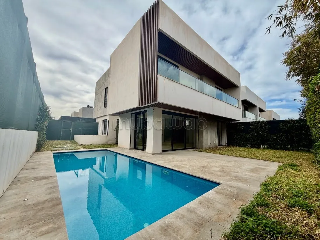 Villa neuf à louer Ville Verte CGI - بوسكورة