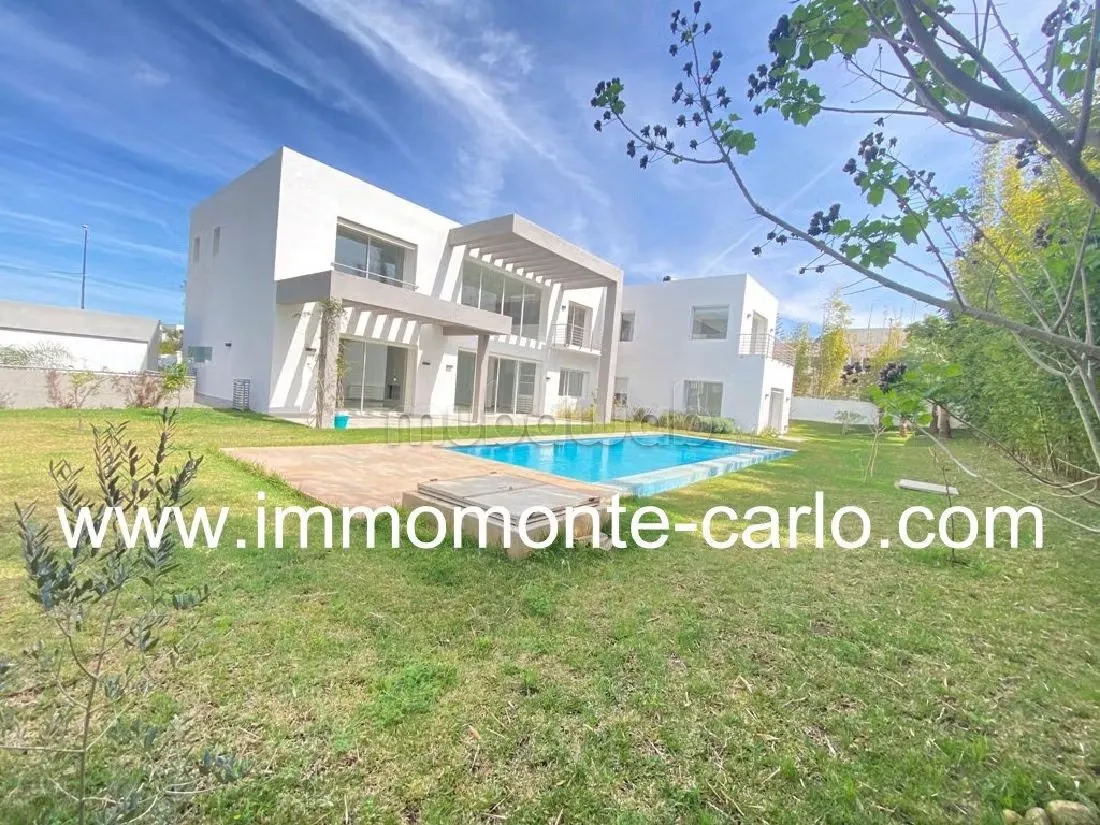 Villa d’architecte haut standing à louer Rabat - الرباط