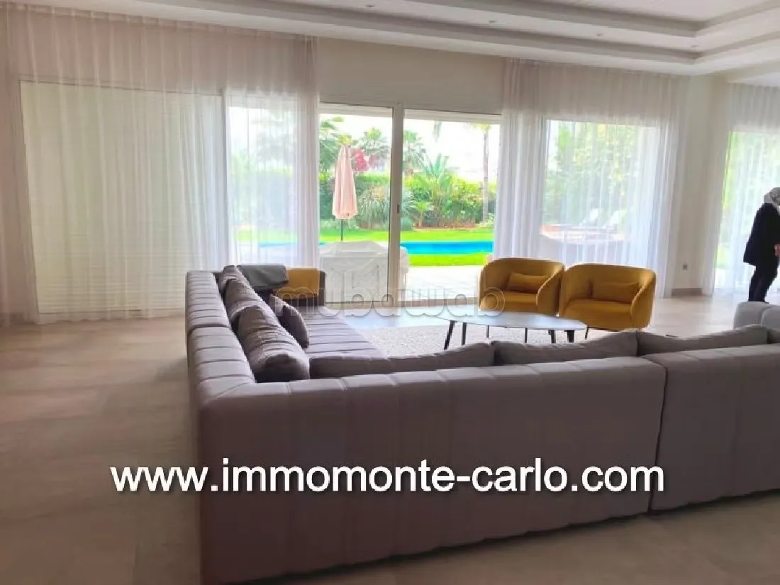 Villa neuve avec piscine et chauffage central à Rabat - الرباط (2)